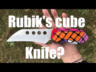 Knifemaking: Rubik's cube hybrid?! (Nathan Wilson colab)