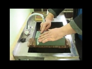 Мастер-класс Дмитрия Артемьева по заточке ножей с использованием японских водяных камней