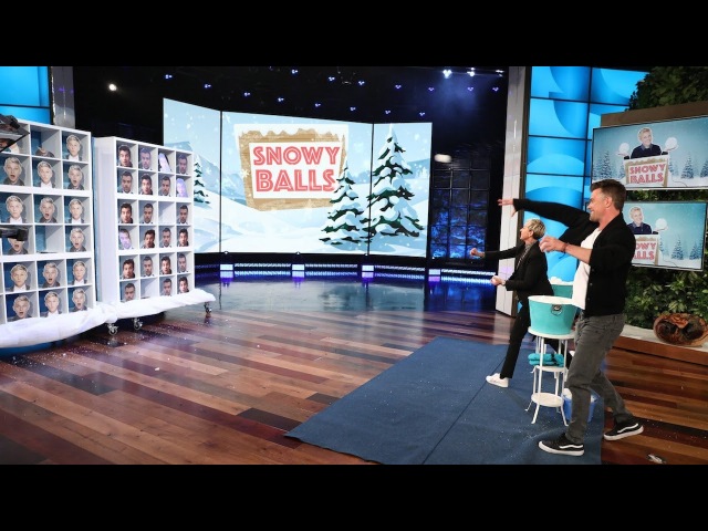 Josh Duhamel and Snowy Balls