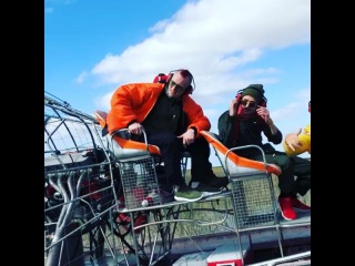 realpotap Spoiler of new Mozgi MV! We start shooting Set on Florida Waters in Air Boats ! Our friend & talanted director @dannykekspro Scare nothing! @alexyaro is helping ,my OG’s @positiff @d.vadya_mozgi rapin’ ! Go with the flow!