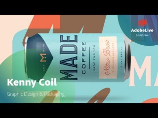 Live Graphic Design & Packaging with Kenny Coil 1/3