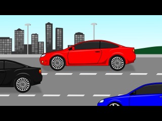 Мульти Тачки - Гонка. Изучаем цифры. Развивающий мультик про машинки.