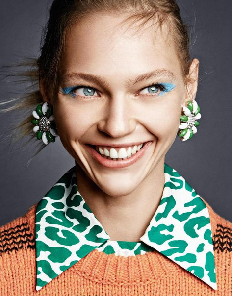 Саша Пивоварова (Sasha Pivovarova) на фото для Stylist