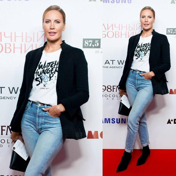 Елена Летучая на премьере фильма 