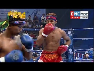 Veng Sopheak vs Lomnav(thai), Khmer Boxing CNC 10 Dec 2017, Kun Khmer vs Muay Thai