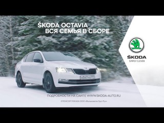 ŠKODA OCTAVIA. Вся семья в сборе. Зимняя история