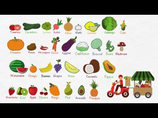 Names of Fruits and Vegetables | Learn English Vocabulary