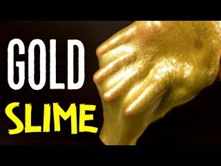 GOLD GLITTER SLIME - LIQUID METAL PUTTY YouTube Play Button