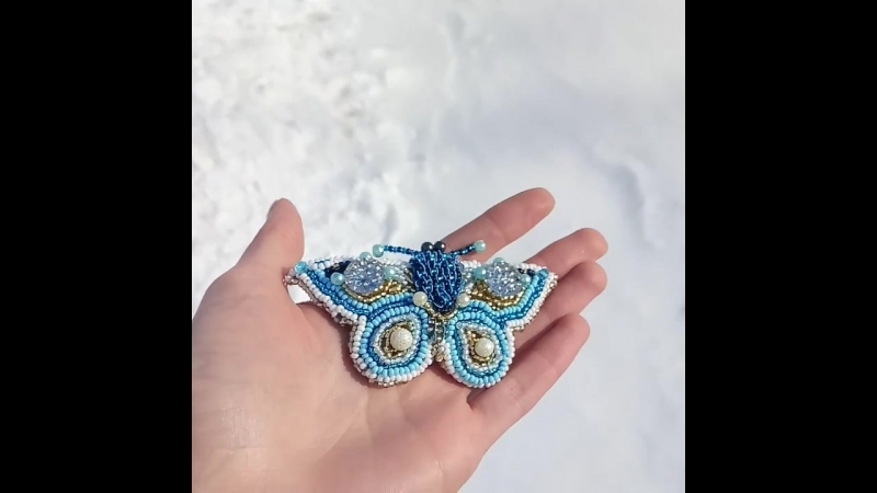 Брошь Farfalle