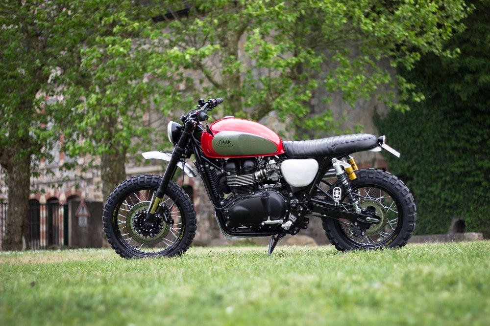 BAAK Motocyclettes: Triumph Scrambler - кастом отца для сына