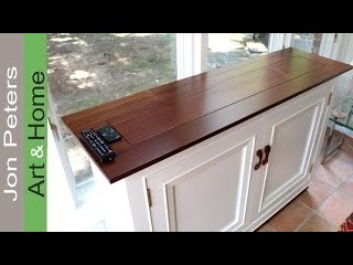 How To Build A TV Lift Cabinet, Making the Top