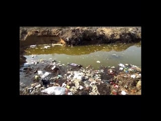 Жители Спас-Клепиков сняли на видео несанкционированную свалку в черте города. Об этом YA62.ru сообщил местный житель Сергей Чуб