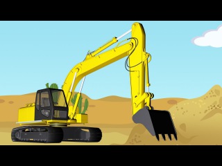 Learn Colors for Kids with Color Car & Excavator Video for Children
