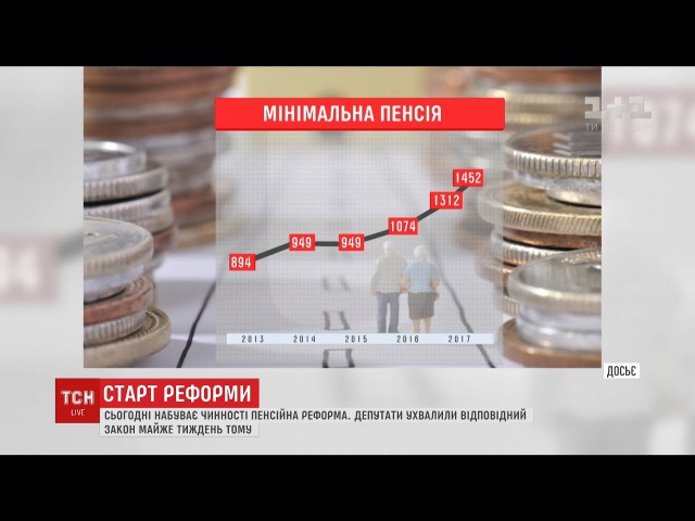Пенсійна реформа набула чинності