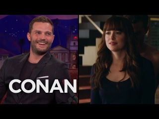 Dakota Johnson Taught Jamie Dornan How To Take Off Her Underwear - CONAN on TBS