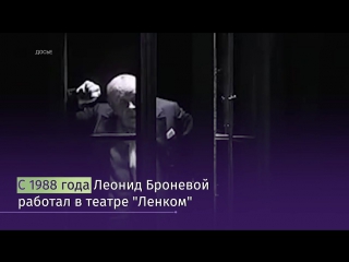 Стало известно о последних неделях Леонида Броневого