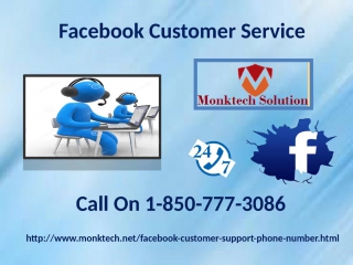Get instant help via Facebook Customer Service 1-850-777-3086