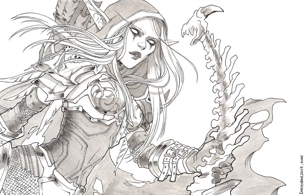 Эскиз тату сильвана