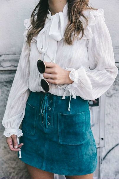 Одна юбка Topshop и три разных образа