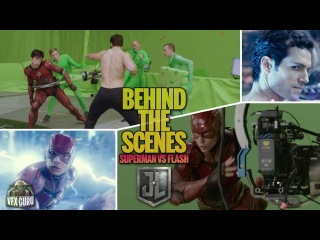Justice League (2017) - Superman Vs Flash - Behind The Scenes