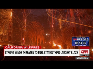 Thomas Fire on course to become California's largest-ever wildfire