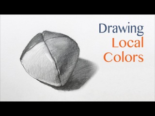 How to draw local colors and values with graphite pencils