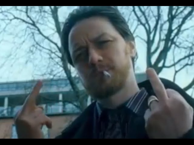 James McAvoys Finger