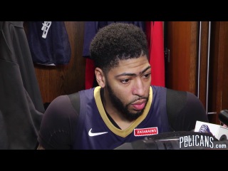Anthony Davis Postgame Interview | Rockets vs Pelicans | January 26, 2018 | 2017-18 NBA Season