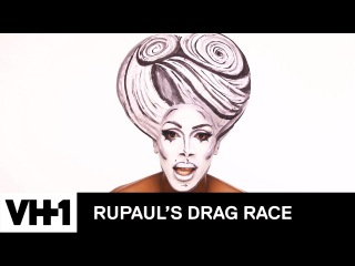 Drag Makeup Tutorial: Nina's Black & White 3D Glamour | RuPaul's Drag Race Season 9 | Now on VH1