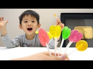 YouTube Gold Play Button, 2M subscribers - Learn colors with colorfull lollipops, Finger family song