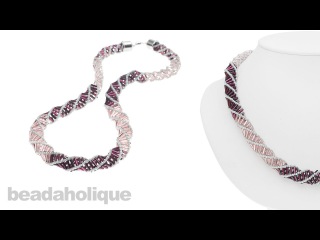 How to do a Russian Spiral Stitch in Bead Weaving