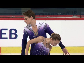 Aleksandra BOIKOVA / Dmitrii KOZLOVSKII RUS - Pairs Short Program ZAGREB 2017
