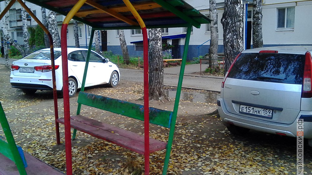 парковка, Чайковский, 2017 год