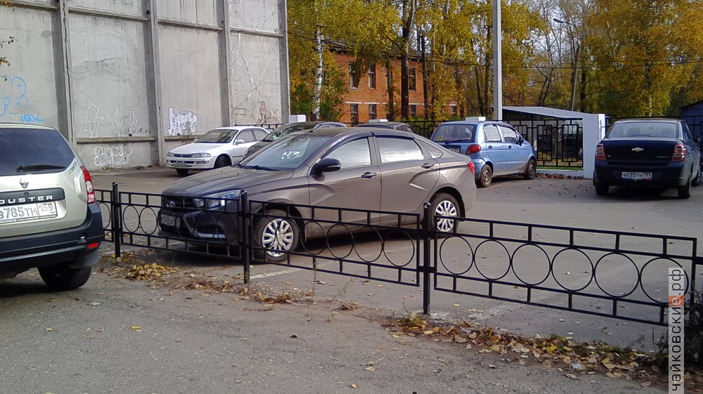 парковка, Чайковский, 2017 год