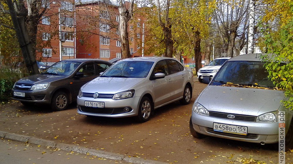 парковка, Чайковский, 2017 год