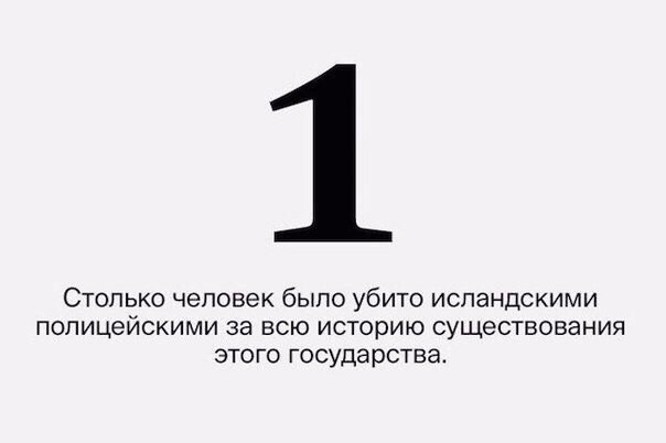 Немного суровой исландской статистики 
