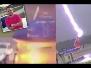 Florida Airport Worker struck by Lightning Strike.