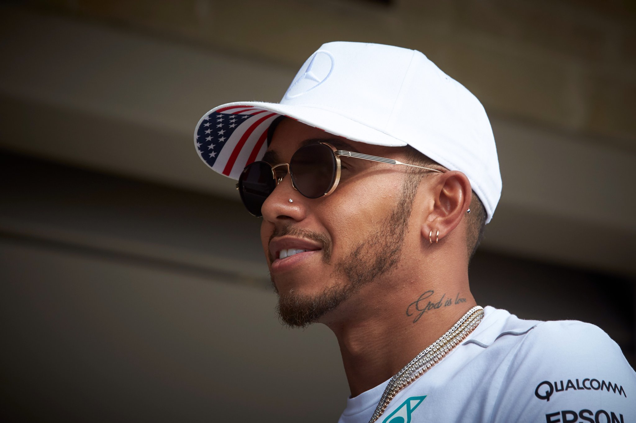 Льюис Хэмилтон во время гран-при США в Остине