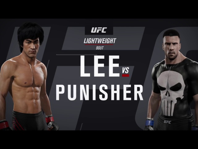 Брюс Ли и Каратель (EA Sports UFC 2)