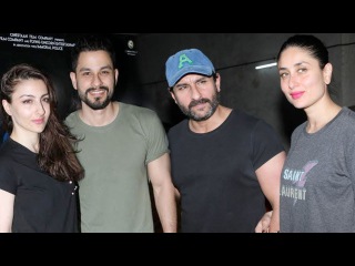 Saif Ali Khan's Kaalakaandi Movie Special Screening | Kareena Kapoor, Kunal Khemu, Soha Ali Khan