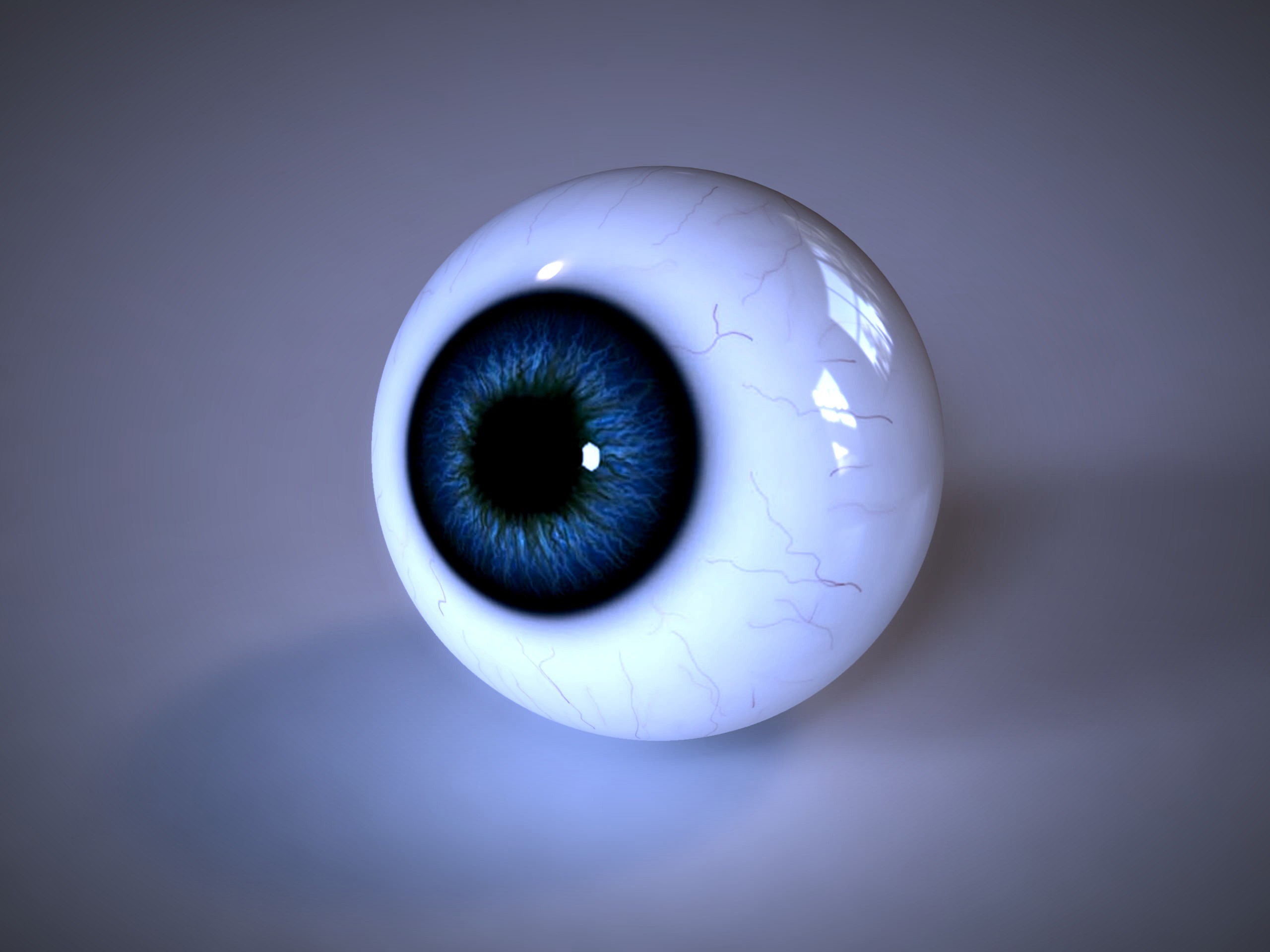 какого цвета глазное яблоко