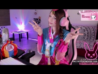 Стрим косплей D.Va