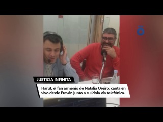 Harut, el fan armenio de Natalia Oreiro