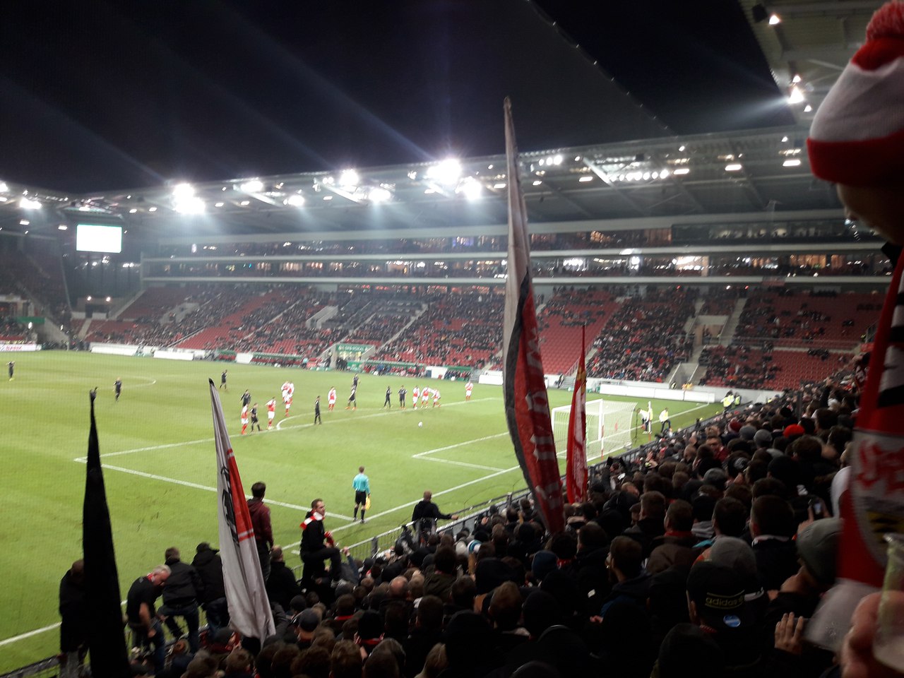 Опель Арена на кубковом матче Майнц - Штутгарт