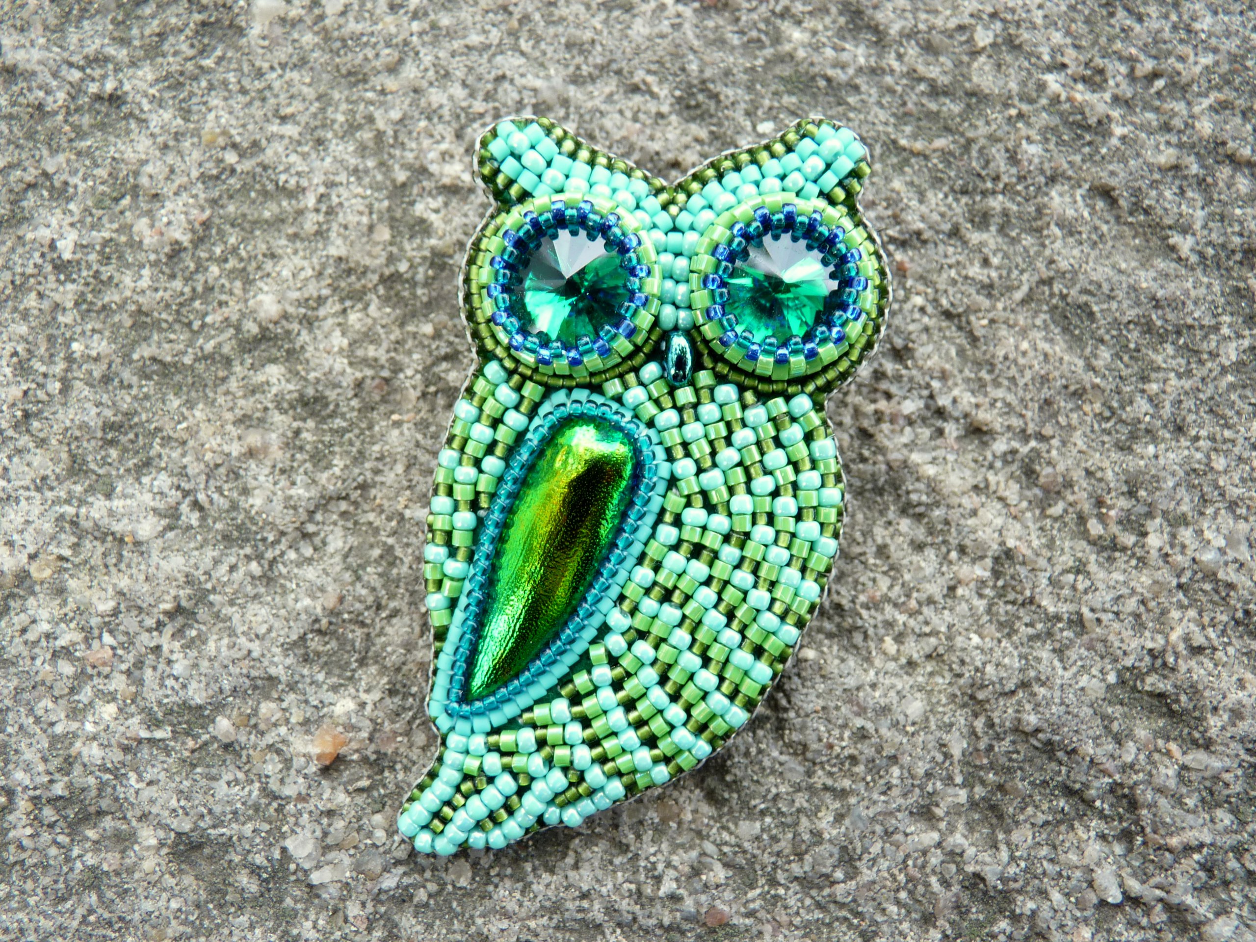 Альбом пользователя Eugenia: брошь сова, улучшенный вариант