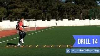 Football coaching video - soccer drill - ladder coordination (Brazil) 14