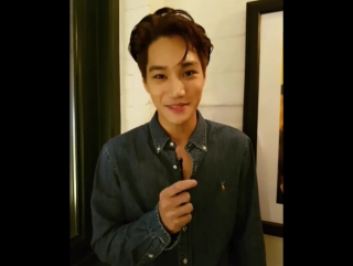 170926 Kai на годовщине с момента открытия 2 года Ralph Lauren Store Opening 2nd Anniversary