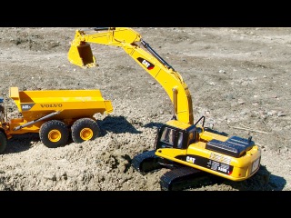 New Video for Kids with JCB Excavator and Big Truck Real Diggers in Car Cartoon