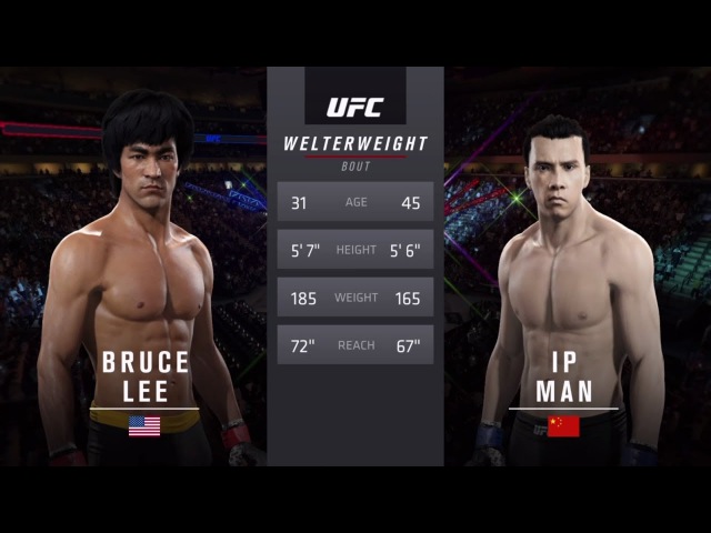🐉Брюс Ли и Ип Ман (EA Sports UFC 2)