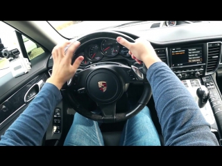 Порше ПАНАМЕРА - Разгон 0-100! Porsche Panamera 3.6 Acceleration launch racelogi